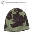 Jacquard de inverno Chapéu De Malha Jacquard Malha Gorro Acrílico Jacquard Toque Acrílico Chapéu De Malha